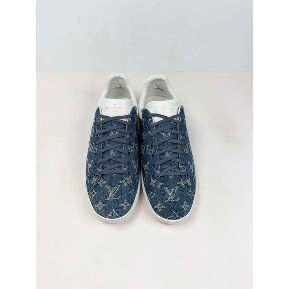 Size 9LV/10US - Louis Vuitton Luxembourg Monogram Denim Trainers? Retail $1K! main image 7